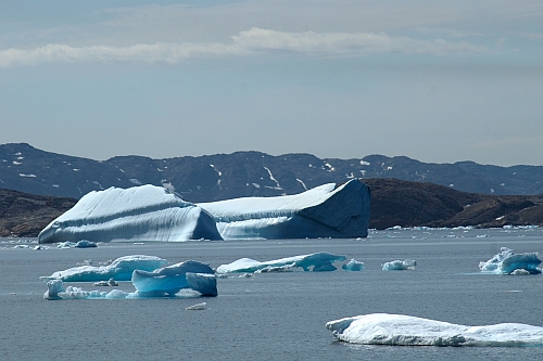Eis in der Frobisher Bay im Juli 2010 – Foto: Wolfgang Opel