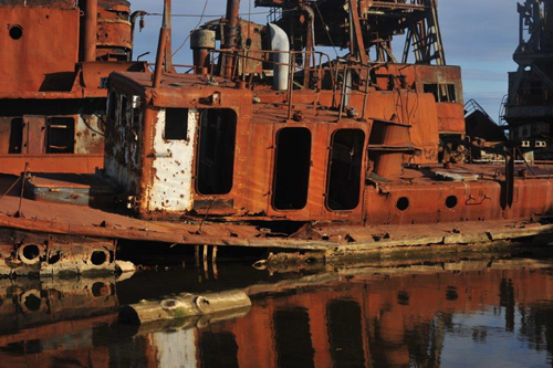 Untergang der sowjetischen Fischereiflotte – Foto: © Ullrich Wannhoff