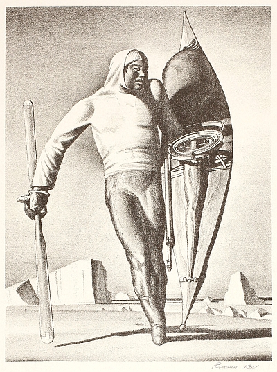 Rockwell Kent - "Greenland Hunter", 1933 