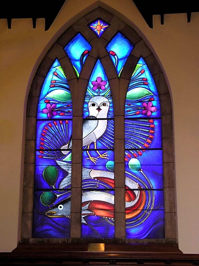 Kirchenfenster in Oakville - Foto: Ansgar Walk
