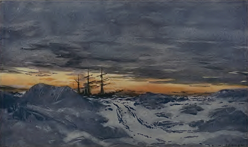 Die Ziegler-Expedition, Gemälde von Russel W. Porter
