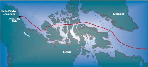 Passage von SS Manhattan durch den arktischen Archipel Kanadas - von Susie Harder, Arctic Council