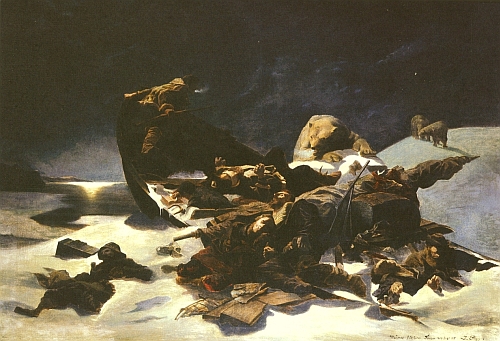 Bai des Todes – vermutlich Studie für das große Gemälde, Sparkasse Teplice