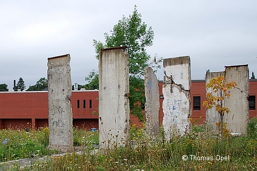 Sechs Mauersegmente in Truro, Nova Scotia, Kanada