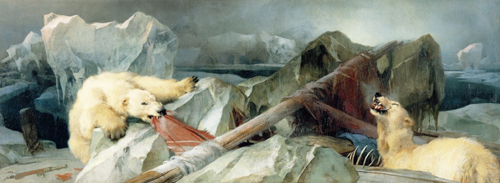 Man Proposes, God Disposes - painting by Edwin Henry Landseer, 1864