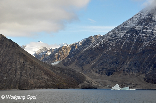 Upernivik-Insel, Grönland – in der Nähe forschten Wegener und seine Mitarbeiter
