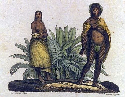 Bewohner von Rapa Nui (Choris)