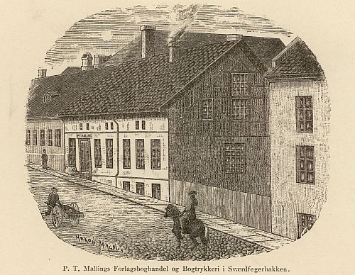 Gebäude der Druckerei in Christiania
