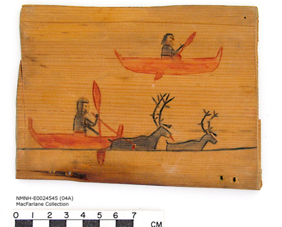 Karibu-Jagd, Malerei der Inuvialuit