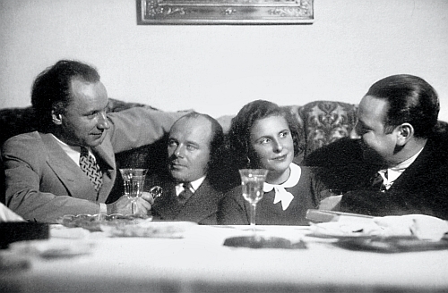 Fanck, Udet, Riefenstahl und Kohner, 1932