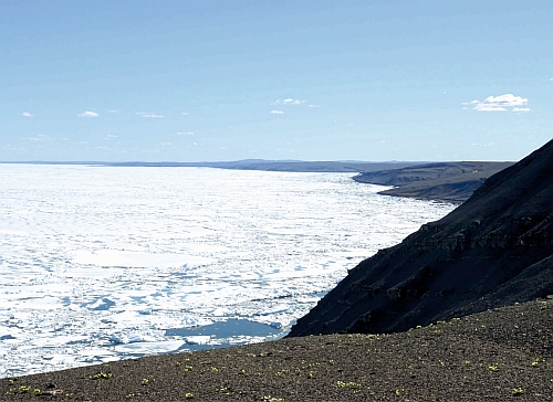 McClure Strait eisbedeckt, Foto © Karten Piepjohn