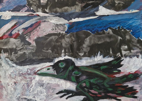 "Als die Menschen noch Tiere waren" Zyklus © Ullrich Wannhoff