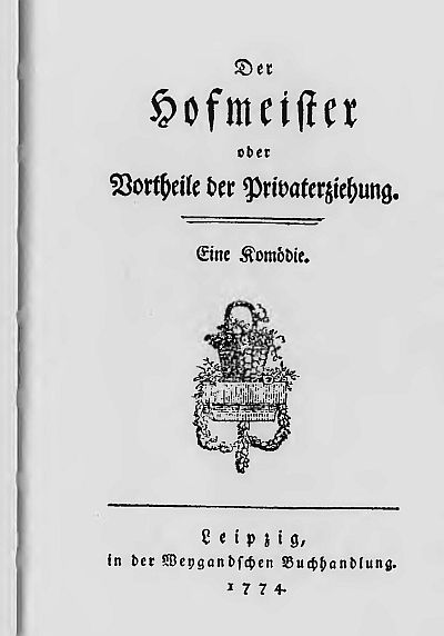 Titelblatt Hofmeister